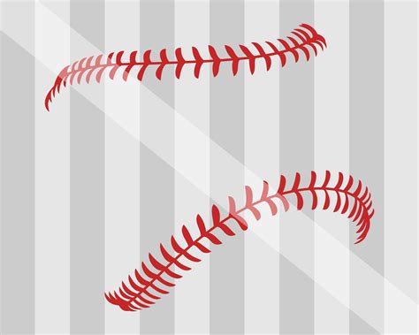 Download Free Baseball Stitches SVG Cameo